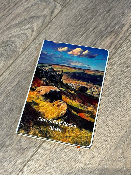 A5 Cow and Calf Rocks Hardbacked Journal (Lined)