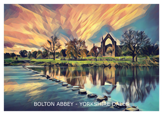 Bolton Abbey Sunrise Print