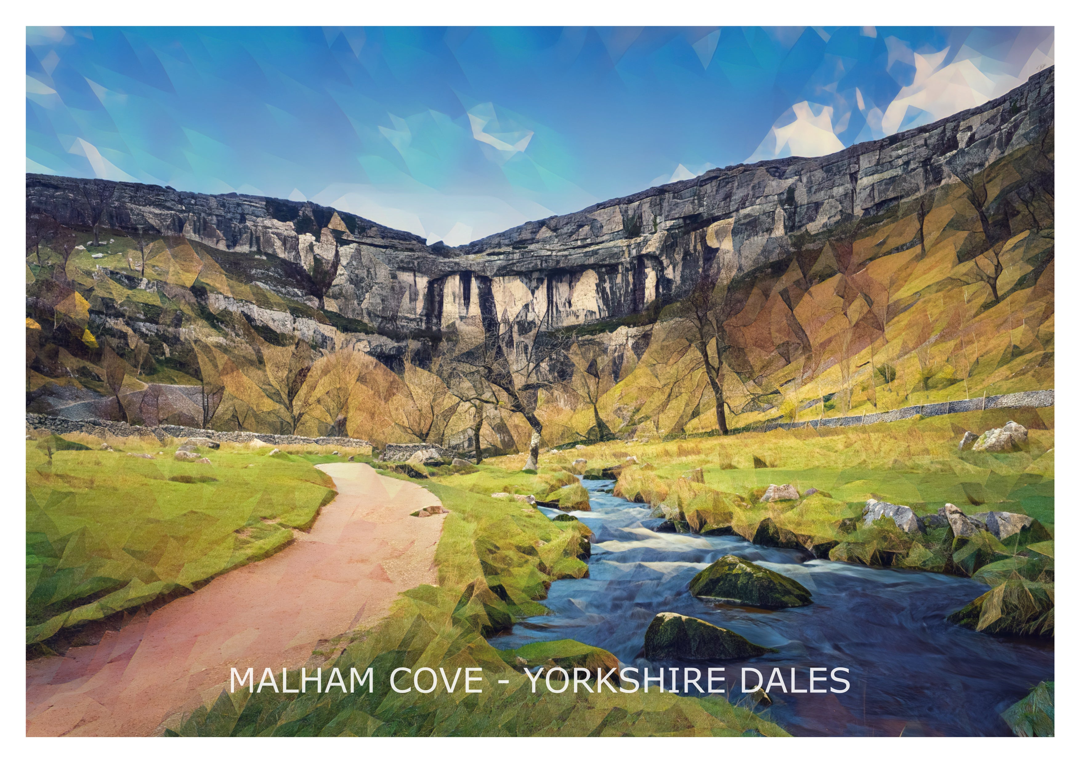 Malham Cove Art Print Cow And Calf Designs malham-cove-art-print-cow-and-calf-designs