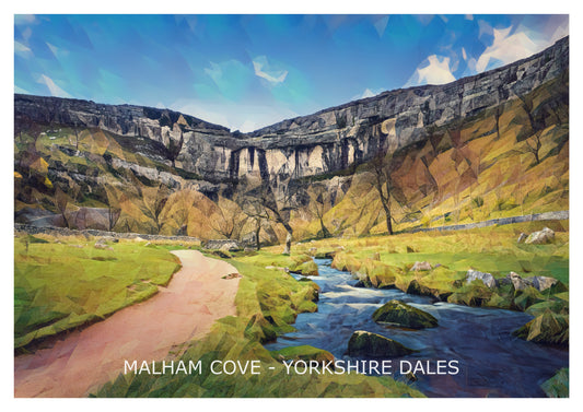 Malham Cove Art  Print