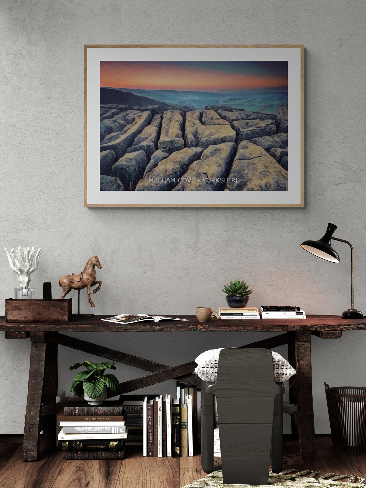 Malham Sunrise Art Print