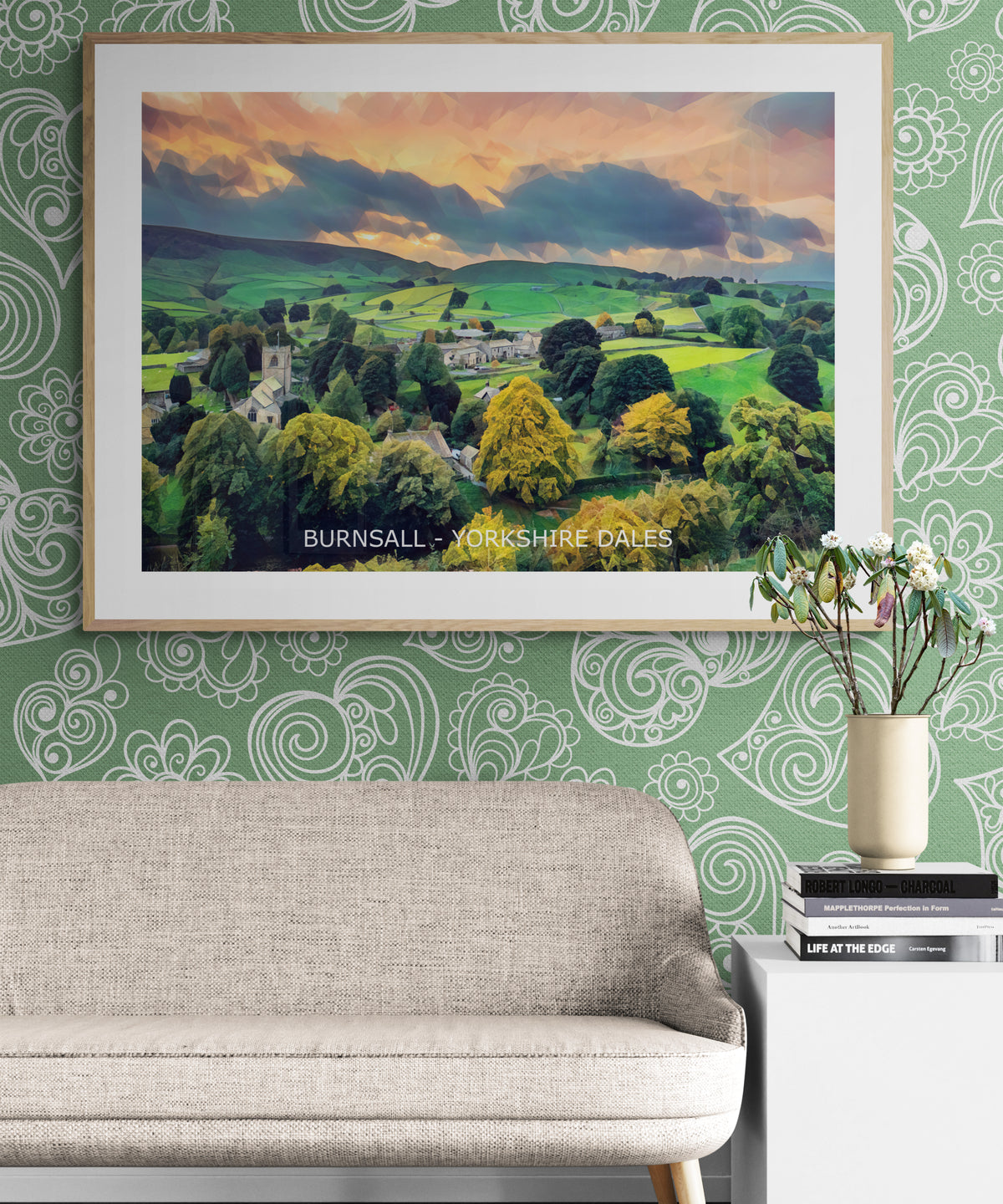 Burnsall Sunset Print